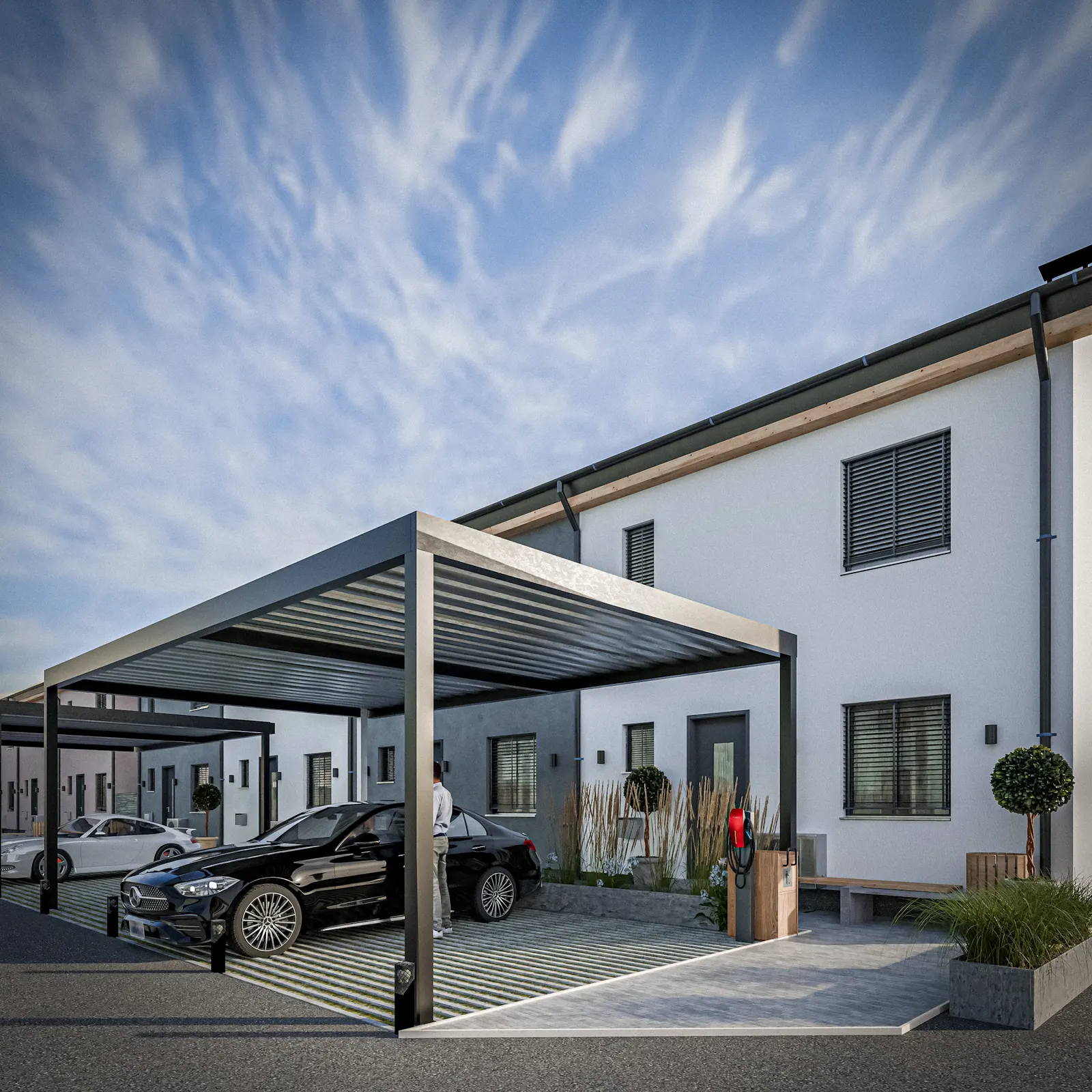 Stochov Living – Přístřešek s nabíječkou