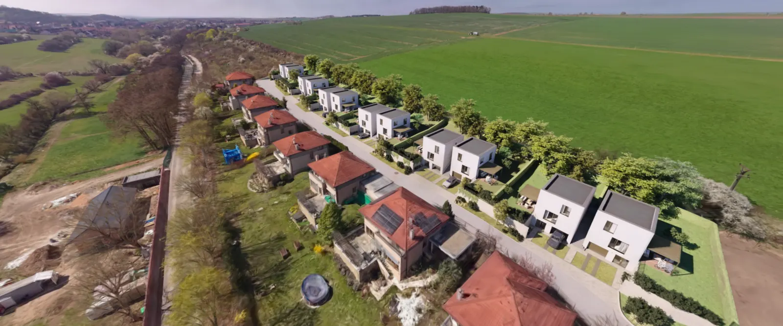 Zámecké výhledy 2 – 3D vizualizace domů v krajině